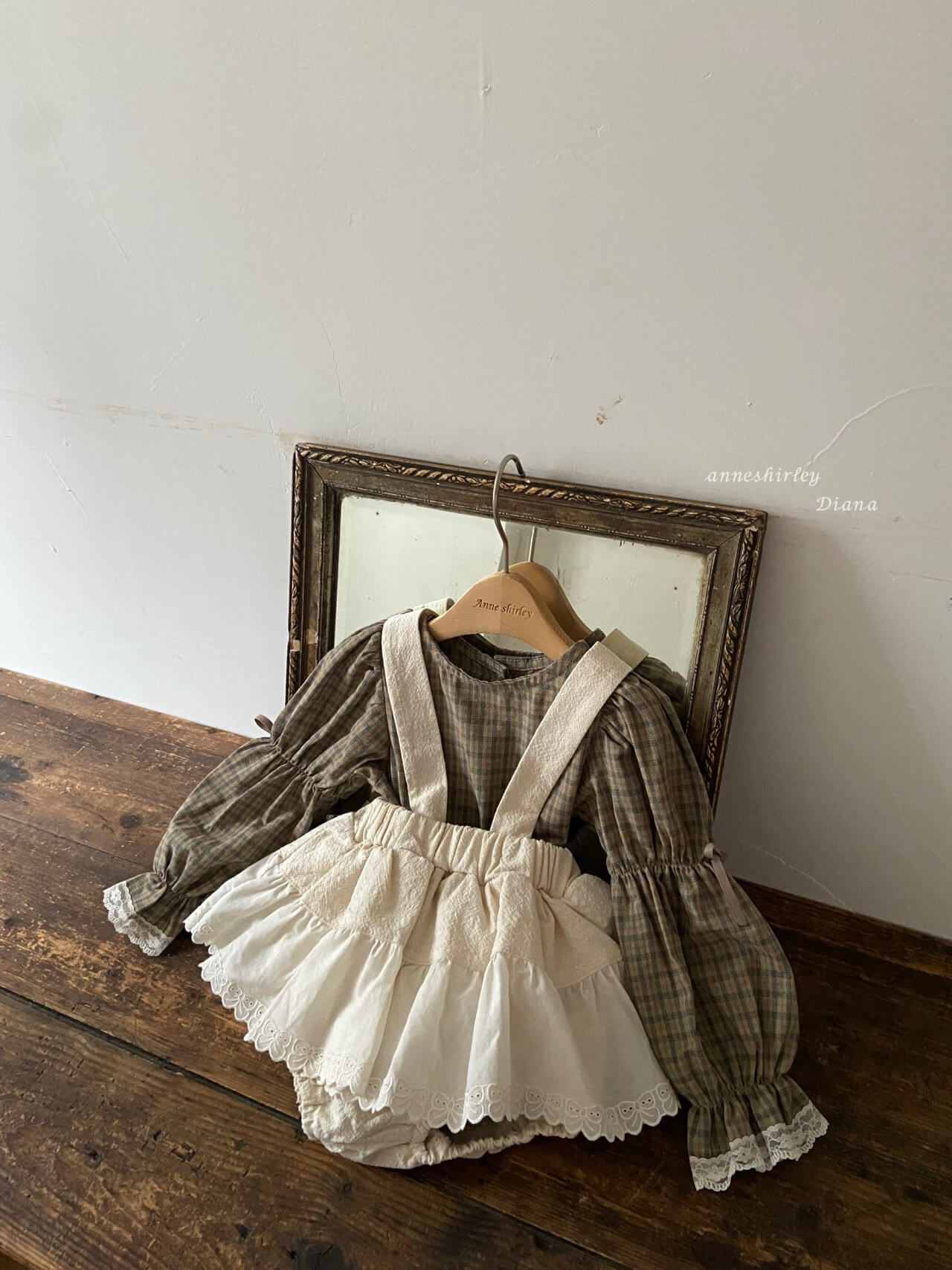 ふんわりレースのリボンスカートブルマ