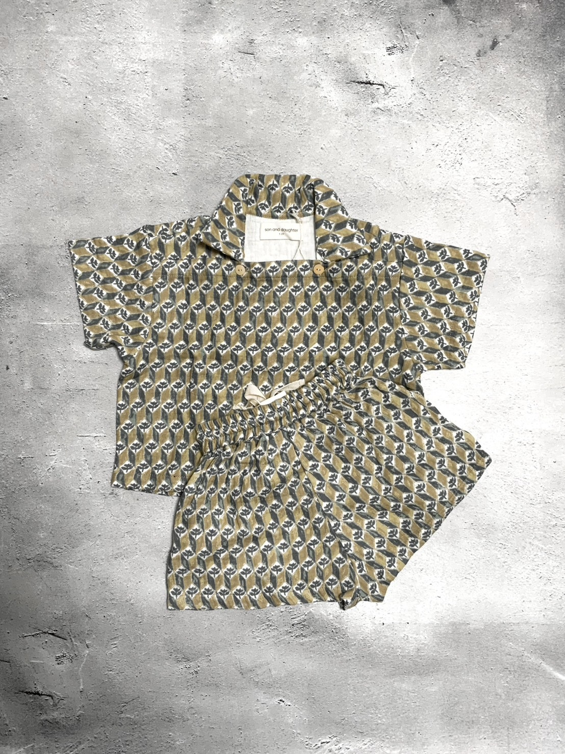 OBIN COLLAR TOP poupou d'amour 海外子供服 春