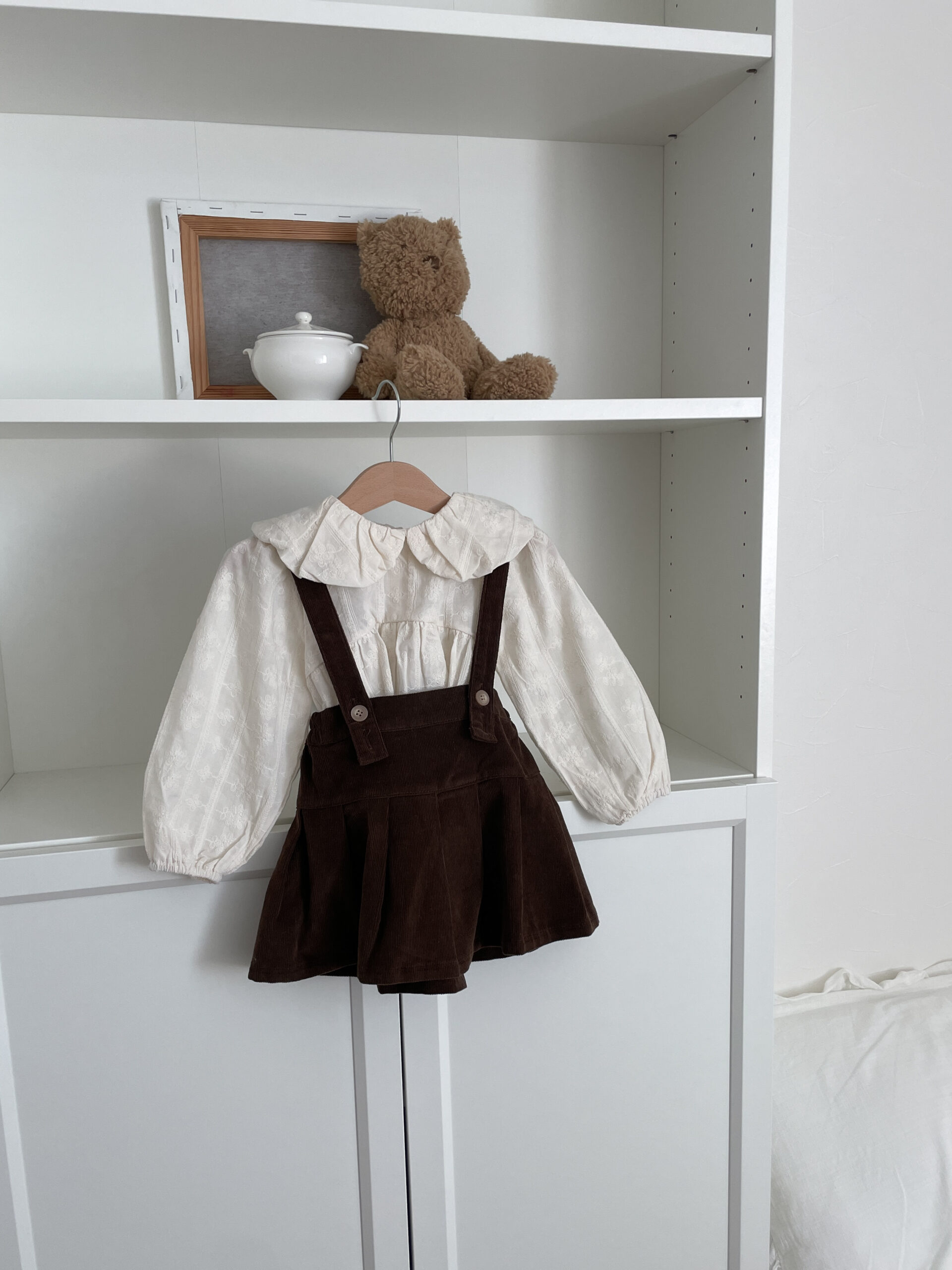 pleated suspender skirt - aladin kids