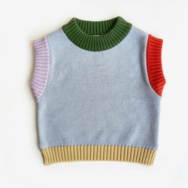 COLOUR BLOCK VEST