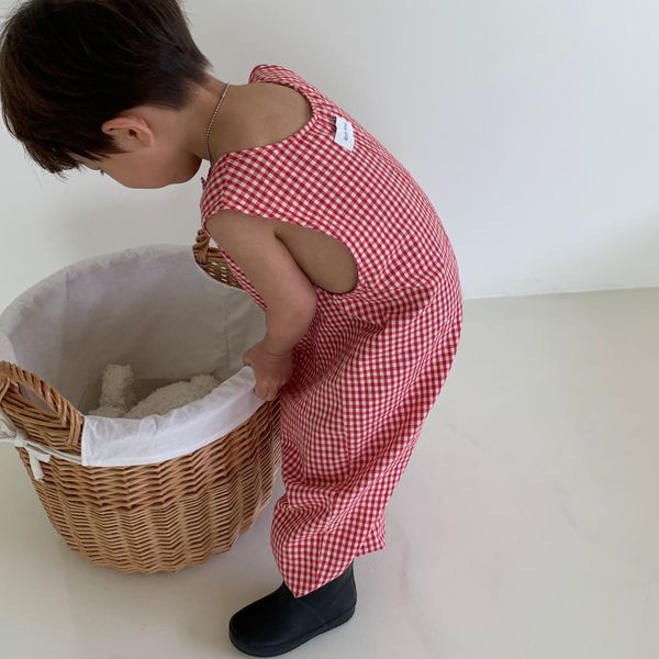 Picnic Gingham Suit - Red